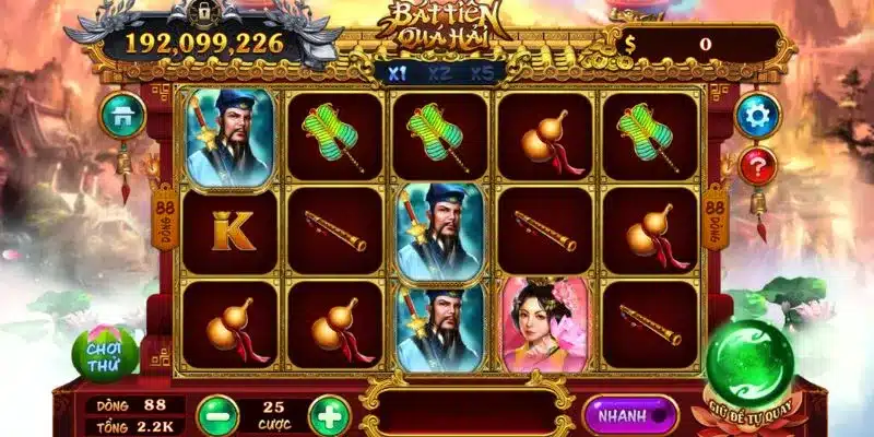 Các tính năng nổi bật của game nổ hũ Bát Tiên Quá Hải